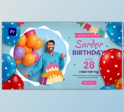 Download Happy Birthday Intro || Happy Birthday Invitation MOGRT (Videohive 42845623) - PR Project