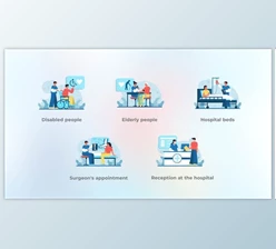 Download Reception at the hospital – Flat concept (Videohive 42886982) - AE Project