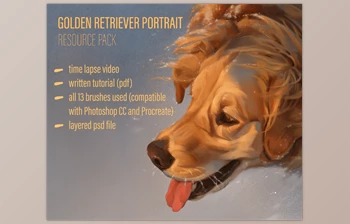 Download Gumroad – Dog Portrait Tutorial & Brush <span class='badge badge-warning'>Pack</span>
