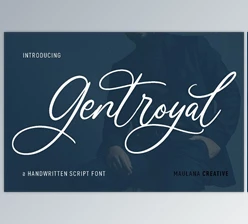 Download Gentroyal Script Font Creativemarket - 7112306