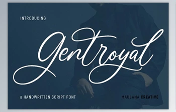 Download Gentroyal Script Font <span class='badge badge-warning'>Creativemarket</span> - 7112306
