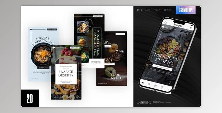 Download Food Instagram Stories (Videohive 42856949) - AE Project
