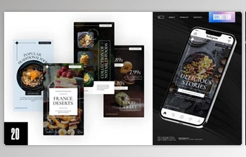 Download <span class='badge badge-warning'>Food</span> Instagram Stories (Videohive 42856949) - AE Project