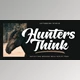 Download Hunters Think Font - MyFonts