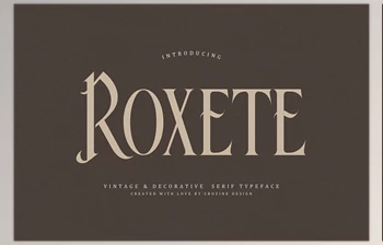 Download Roxete Vintage Serif <span class='badge badge-warning'>Font</span>