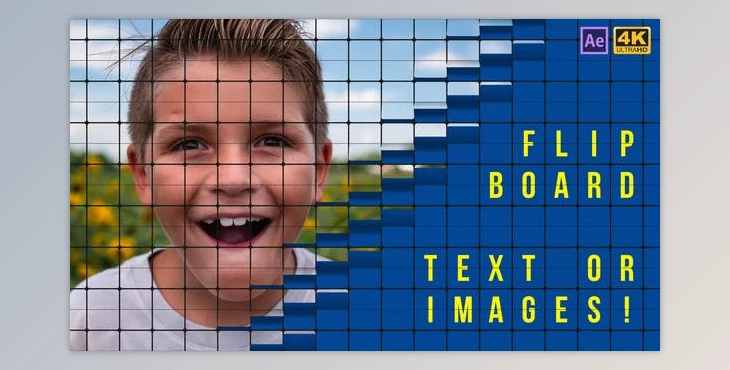 Download Flip Board: Full-Screen Split-Flap Display (Videohive 37304413) - AE Project