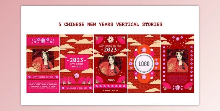 Download Chinese New Years Vertical Stories (Videohive 43041838) - AE Project