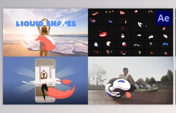 Download Colorful Liquid <span class='badge badge-warning'>Shapes</span> for After Effects (Videohive 43037838) - AE Project