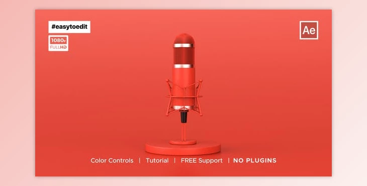 Download Podcast Opener (Videohive 43004412) - AE Project
