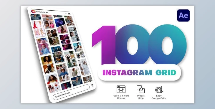 Download Instagram Grid Pack (Videohive 42152385) - AE Project