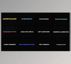 Download Text Animation Presets (Videohive 42889971) - AE Project