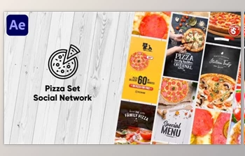 Download <span class='badge badge-warning'>Pizza</span> Set - Social Network | After Effects (Videohive 42923762) - AE Project
