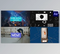 Download Scribble Abstract Animations for After Effects (Videohive 42879631) - AE Project