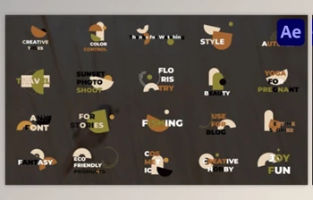 Download <span class='badge badge-warning'>Geometric</span> Smooth Titles for After Effects (VideoHive 42923971) - AE Project