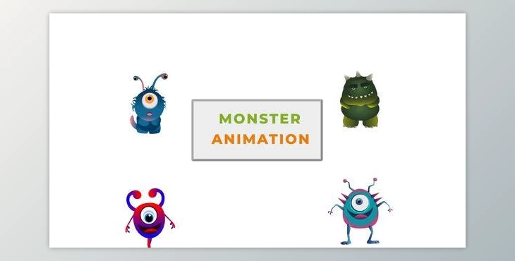 Download Cartoon Monster Animation Scene (Videohive 42925044) - AE Project