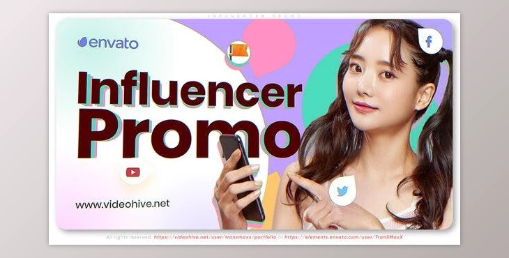 Download Influencer Promo (Videohive 43106223) - AE Project