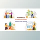 Download Finance Management Animation Scene (Videohive 42854040) - AE Project