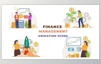 Download Finance Management Animation <span class='badge badge-warning'>Scene</span> (Videohive 42854040) - AE Project
