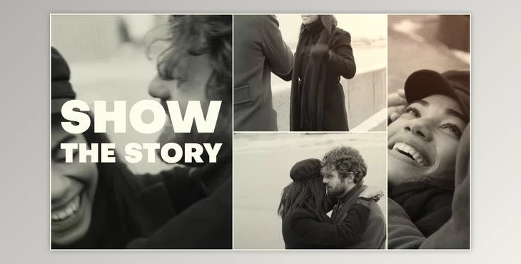 Download Grid Slideshow with Brushes (Videohive 42763952) - AE Project