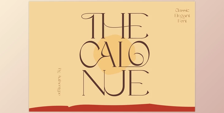 Download The Calonue Classic & Elegant Font