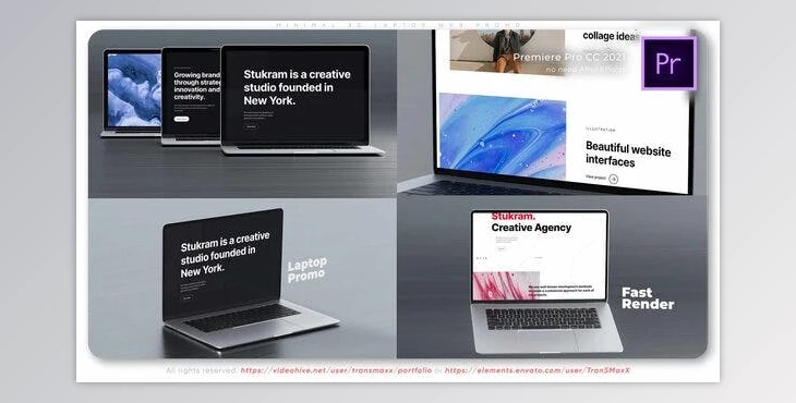 Download Minimal 3d Laptop Web Promo (Videohive 43126753)
