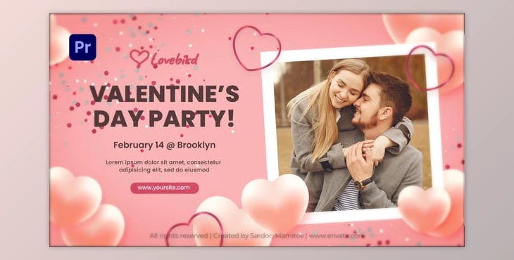 Download Valentines Day Intro MOGRT (Videohive 43136336) - PR Project