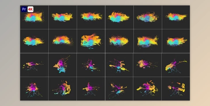Download Water Colour Elements V2 Premiere Pro (VideoHive 43083057) - PR Project