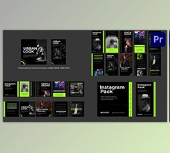 Download Stylish Instagram Pack for Premiere Pro (Videohive 43070731)