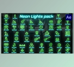 Download Neon Lights Big Pack for After Effects (Videohive 43191401) - AE Project