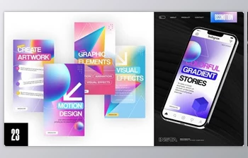 Download Colorful <span class='badge badge-warning'>Gradient</span> Instagram Stories (Videohive 43193531) - AE Project