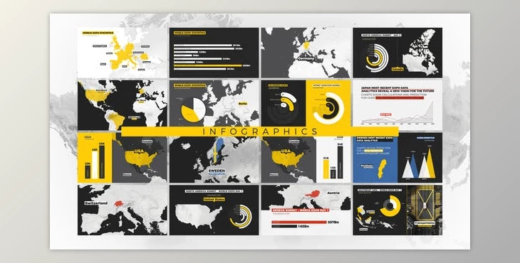 Download World Map Pro - Infographics (Videohive 43262335) - AE Project