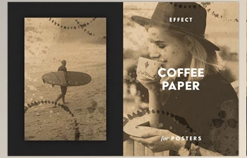 Download <span class='badge badge-warning'>Coffee</span> Paper Poster Effect