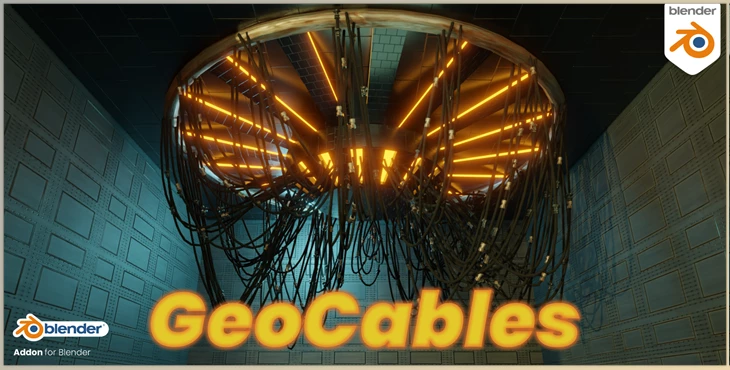Download Blender Market – Geocables – Geometry Nodes Cables v2.1.0