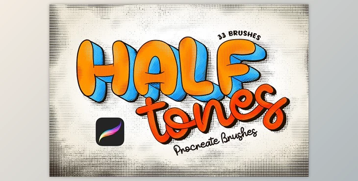 Download Halftone Procreate Brushes Creativemarket - 12706758