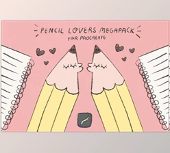 Download Pencil Lovers Brushes Pack for Procreate