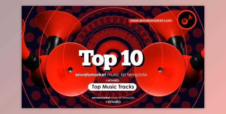 Download Music Top 10 (Videohive 43216192) - AE Project