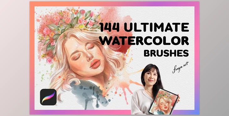Download Best Watercolor Brushes Procreate Creativemarket - 7513781