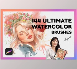 Download Best Watercolor Brushes Procreate Creativemarket - 7513781