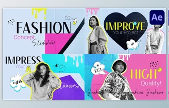 Download Fashion <span class='badge badge-warning'>Concept</span> Slideshow for After Effects (Videohive 43235198) - AE Project