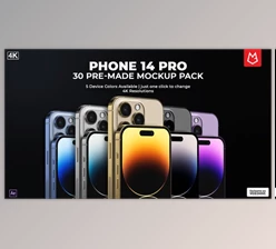 Download App Promo Phone 14 Pro Mockup Pack (Videohive 40526693) - AE Project