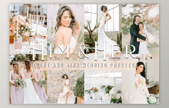 Download Light and Airy Wedding HIM & HER Fine <span class='badge badge-warning'>Art</span> Lightroom Presets