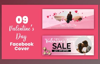 Download Valentine Sale Offer Facebook <span class='badge badge-warning'>Cover</span> (Videohive 35758596) - AE Project