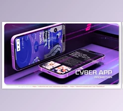 Download Cyberpunk App Promo (Videohive 43383249) - AE Project