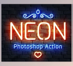 Download Neon Tube Photoshop Action GraphicRiver - 33830384