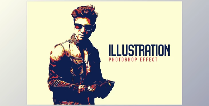 Download Vector Illustration Photo Effect CreativeMarket - 10992380