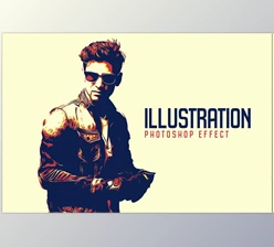 Download Vector Illustration Photo Effect CreativeMarket - 10992380