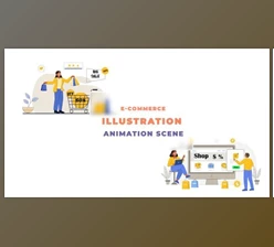 Download E-Commerce Animation Scene (Videohive 43395926) - AE Project