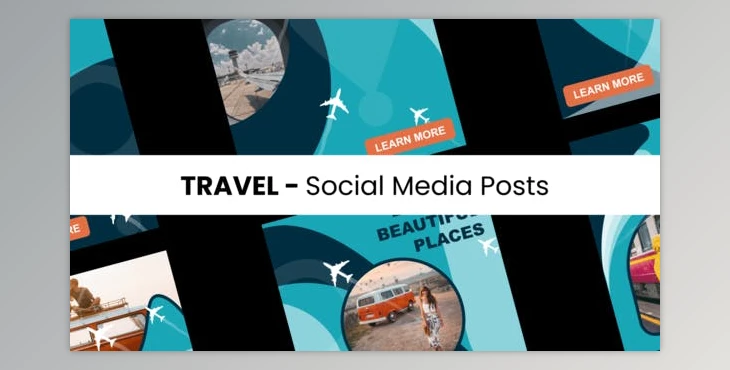 Download Travel - Social Media Posts (Videohive 43396575) - AE Project