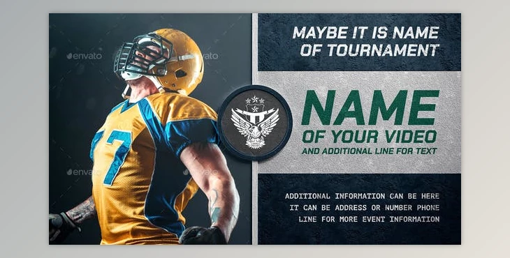 Download American Football Intro (Videohive 43355935) - AE Project