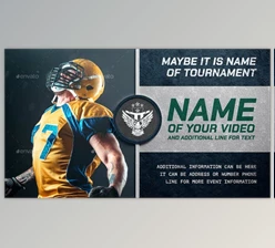 Download American Football Intro (Videohive 43355935) - AE Project